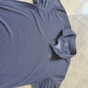 Rhoback Navy and White Polo Shirt